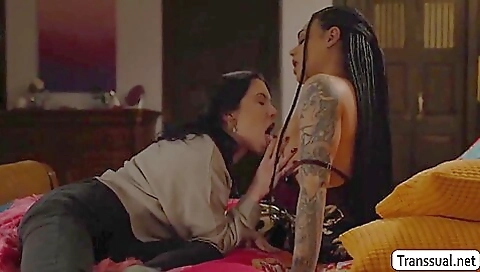 Horny Babe Anna De Ville Gets Banged By Her Ts